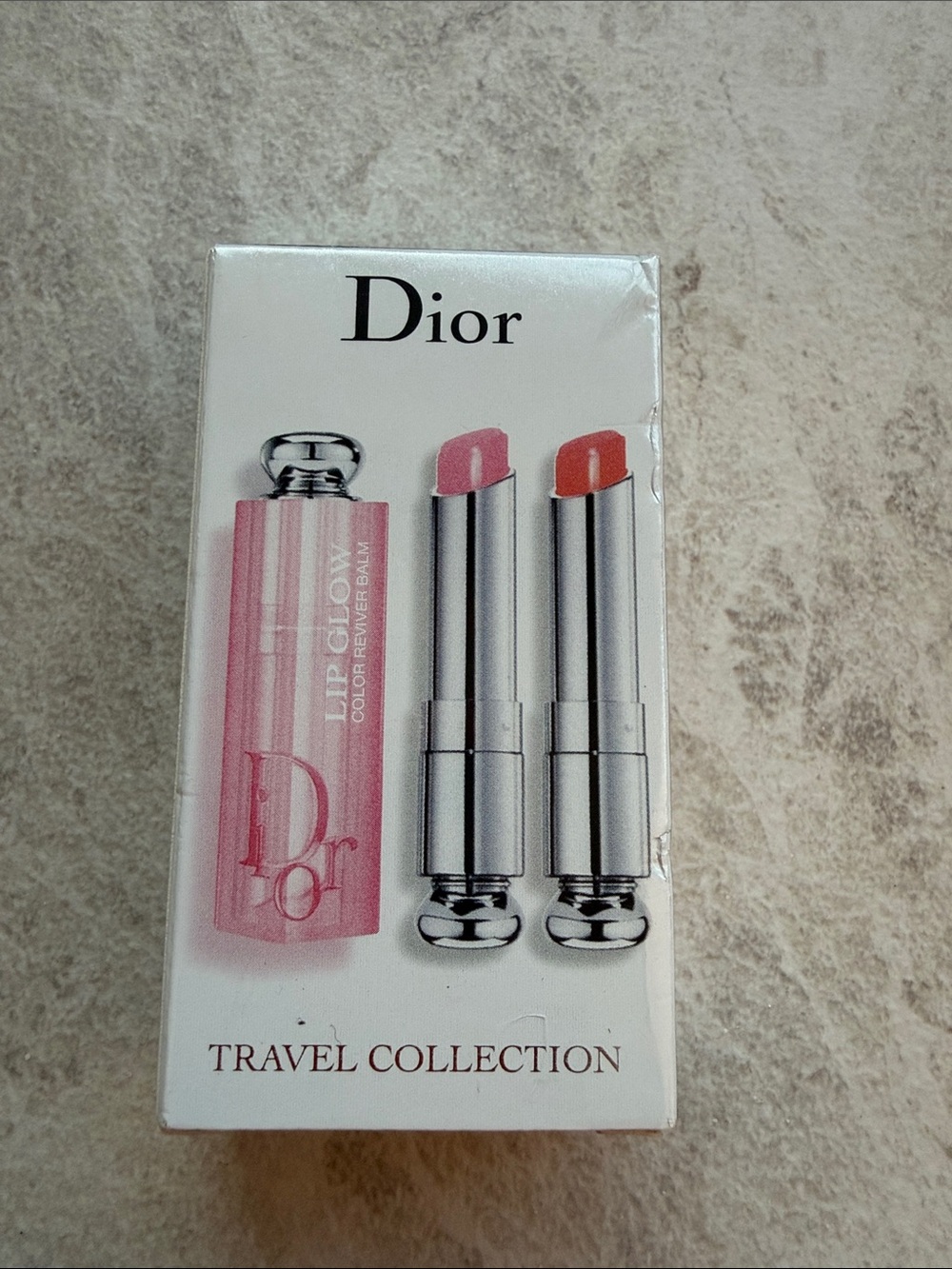 Dior Travel Collection Lip Trio - Pink, Coral & Silver